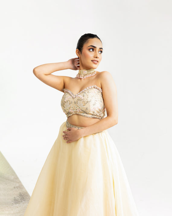 Farah Ivory Lehenga